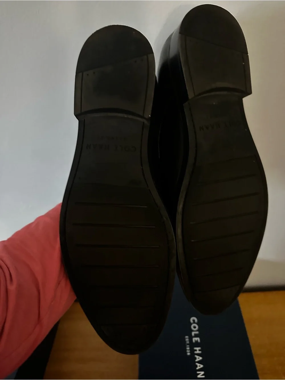 Cole Haan Black Henry Grand Split Oxfords